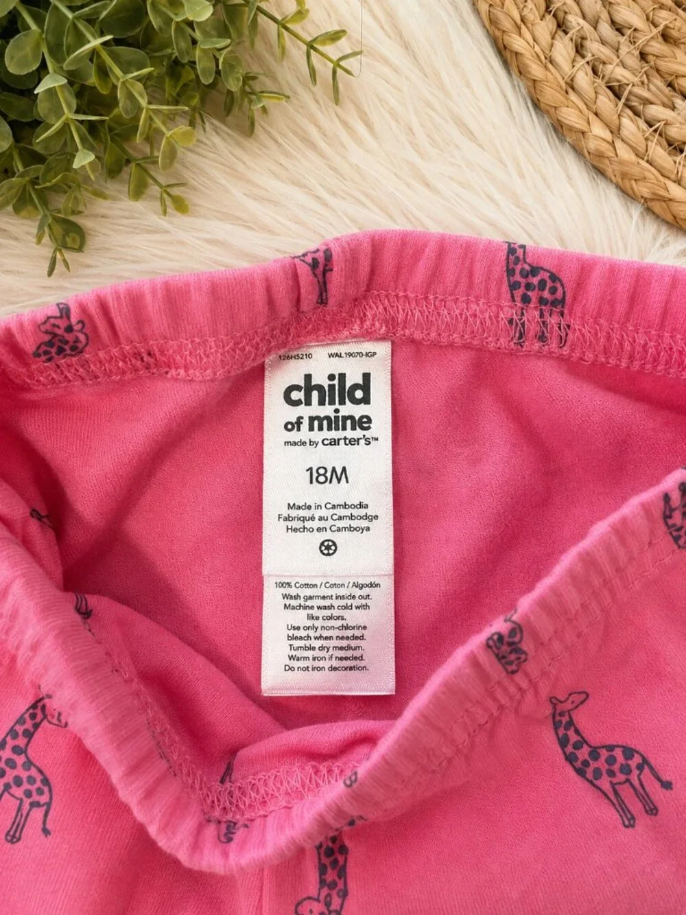 🦒💗 Child of Mine by Carter’s Giraffe Leggings